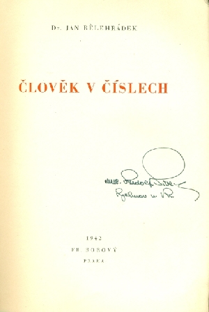 Člověk v číslech - Bělehrádek Jan