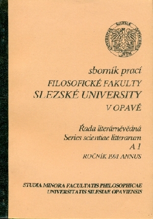 Sborník prací Filosofické fakulty Slezské univerzity v Opavě - sborník