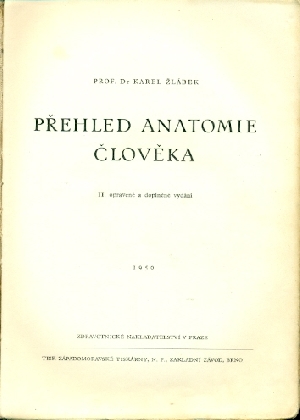 Přehled anatomie člověka - Žlábek Karel