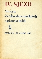 IV. sjezd Svazu československých spisovatelů Praha 27.- 29. června 1967 - protokol