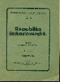Republika československá - Svačina Bohumil