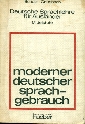 Moderner Deutscher Sprachgebrauch - Griesbach Heinz