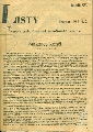 Listy Časopis československé socialistické opozice - č. 2, duben 1985 - Pelikán Jiří a kol.